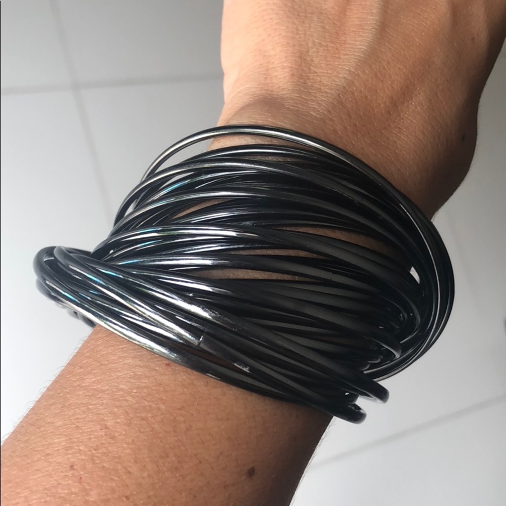 Gunmetal linked Bracelets